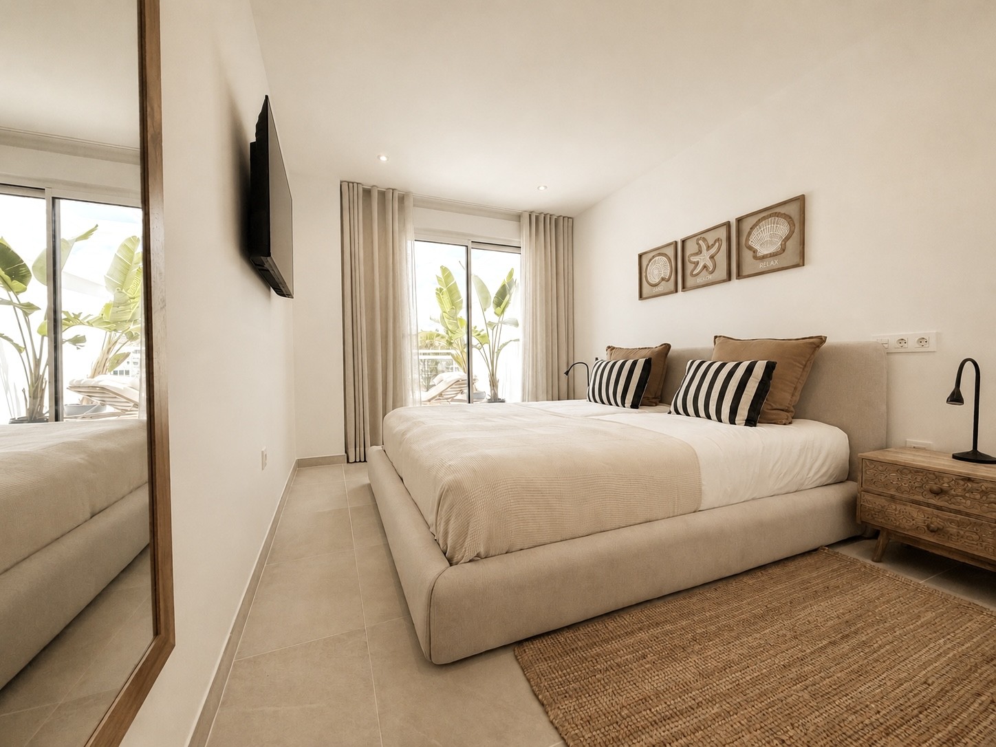 Tweede slaapkamer met Smart-tv